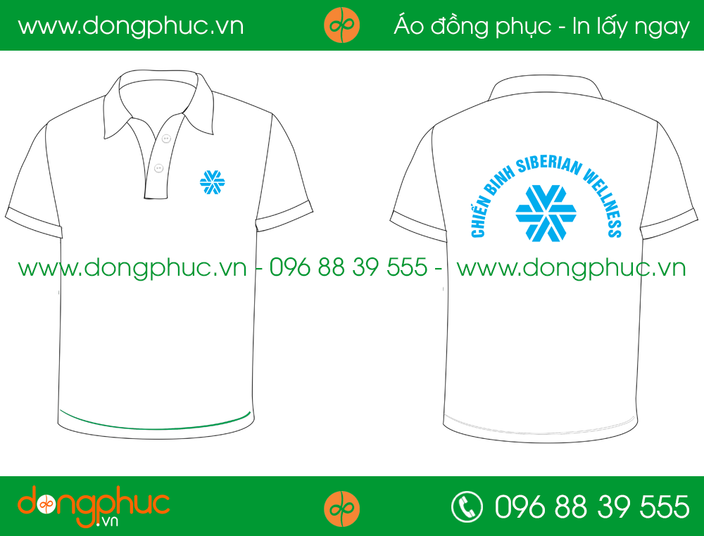 Áo phông đồng phục Chiến Binh Siberian